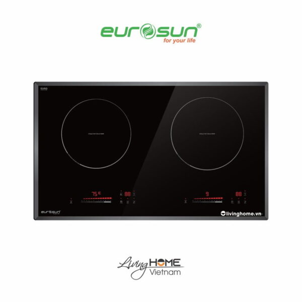 Bếp từ Eurosun EU-T508Max 2 vùng nấu màu đen sang trọng
