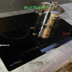 Alternative view of Bếp từ Eurosun EU-T508Max 2 vùng nấu màu đen sang trọng