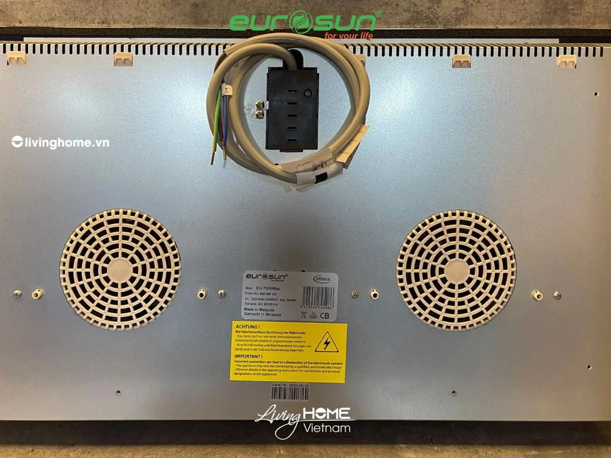 Bếp từ Eurosun EU-T508Max 2 vùng nấu màu đen sang trọng 6 Bếp từ Eurosun EU-T508Max 2 vùng nấu màu đen sang trọng - Ảnh 4