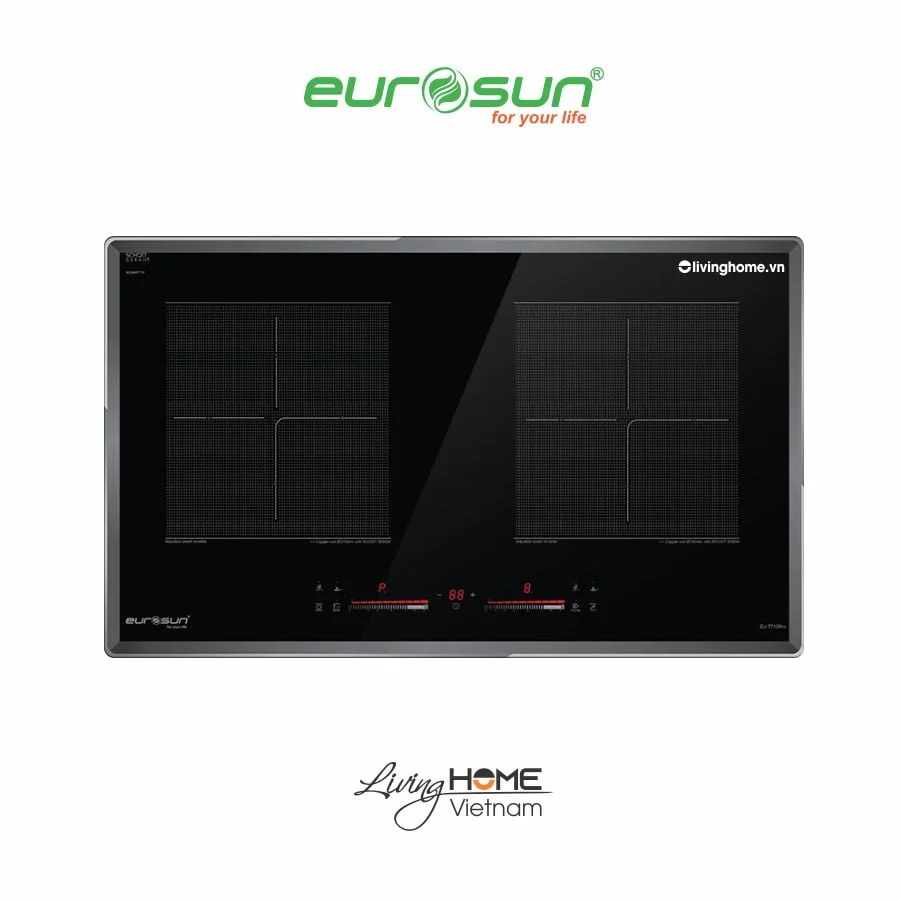 Bếp từ Eurosun EU-T715Pro 2 vùng nấu made in Malaysia 3 Bếp từ Eurosun EU-T715Pro 2 vùng nấu made in Malaysia