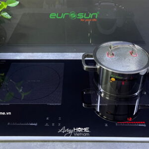 Bếp từ Eurosun EU-T726Pro 2 vùng nấu màu đen cực bền