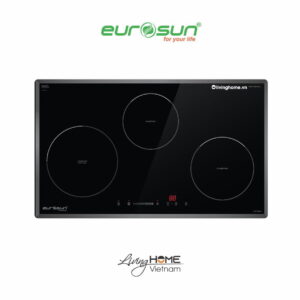 Bếp từ Eurosun EU-T881G 3 vùng nấu màu đen cực xịn