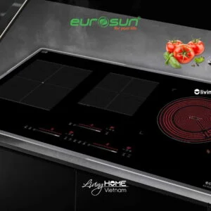 Alternative view of Bếp từ Eurosun EU-TE388Max 86CM 2 Từ 1 Điện Kính EuroKera
