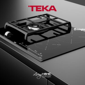 Bếp gas Teka JZC 63312 ABN BK âm 3 vùng nấu thiết kế sang trọng, tinh tế