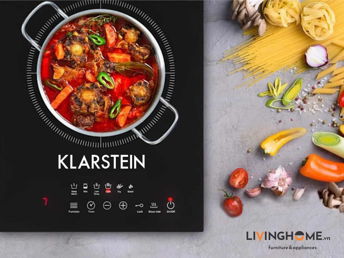 Bếp từ Klarstein KL-COOK AND ROLL thiết kế nhỏ gọn - 01 vùng nấu 5 Bếp từ Klarstein KL-COOK AND ROLL thiết kế nhỏ gọn - 01 vùng nấu - Ảnh 3