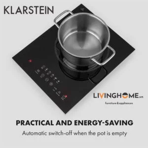 Bếp từ Klarstein KL-COOK AND ROLL thiết kế nhỏ gọn - 01 vùng nấu 10 Bếp từ Klarstein KL-COOK AND ROLL thiết kế nhỏ gọn - 01 vùng nấu