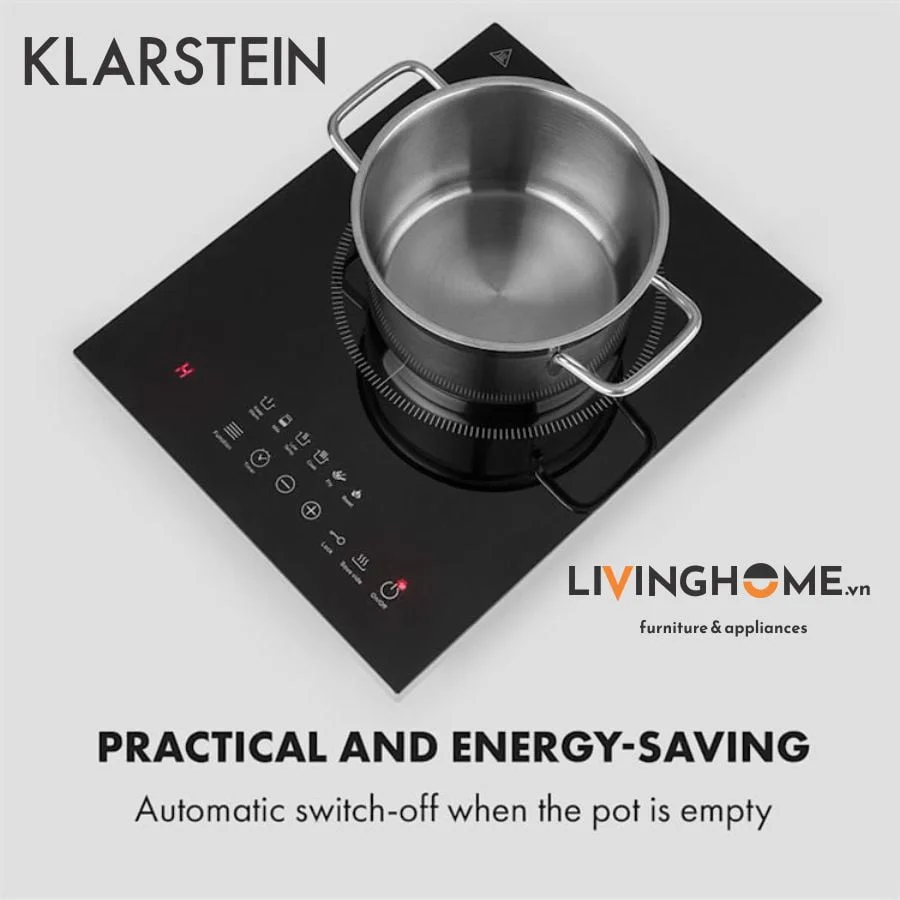 Bếp từ Klarstein KL-COOK AND ROLL thiết kế nhỏ gọn - 01 vùng nấu 6 Bếp từ Klarstein KL-COOK AND ROLL thiết kế nhỏ gọn - 01 vùng nấu - Ảnh 4