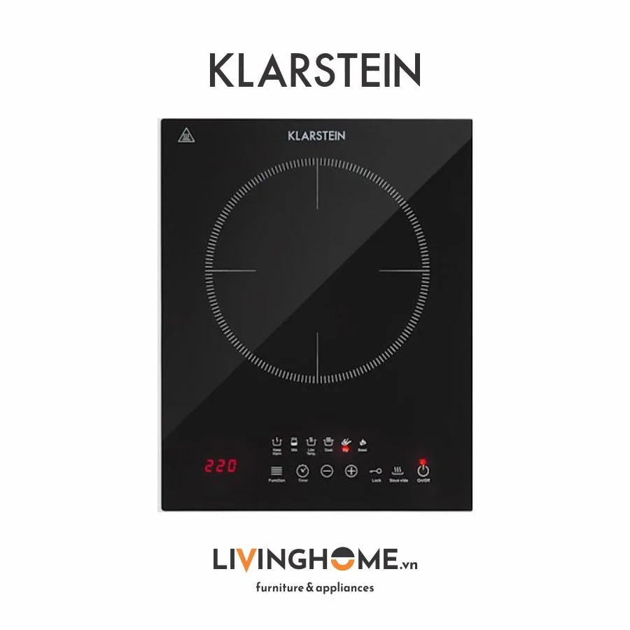 Bếp từ Klarstein KL-COOK AND ROLL thiết kế nhỏ gọn - 01 vùng nấu 3 Bếp từ Klarstein KL-COOK AND ROLL thiết kế nhỏ gọn - 01 vùng nấu