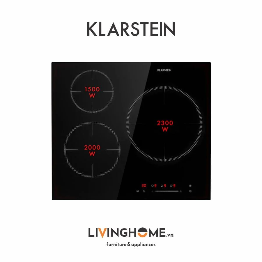 Bếp từ Klarstein KL-DELICATESSA chiều rộng 59cm - 03 vùng nấu 4 Bếp từ Klarstein KL-DELICATESSA chiều rộng 59cm - 03 vùng nấu - Ảnh 2