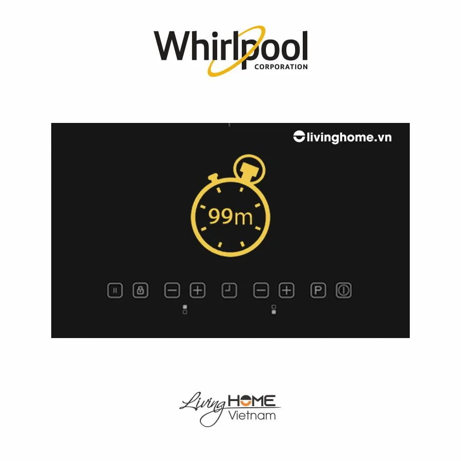 Bếp Từ Whirlpool ACI7324S/BLV, 73CM, 2 Từ, Kính Schott Ceran