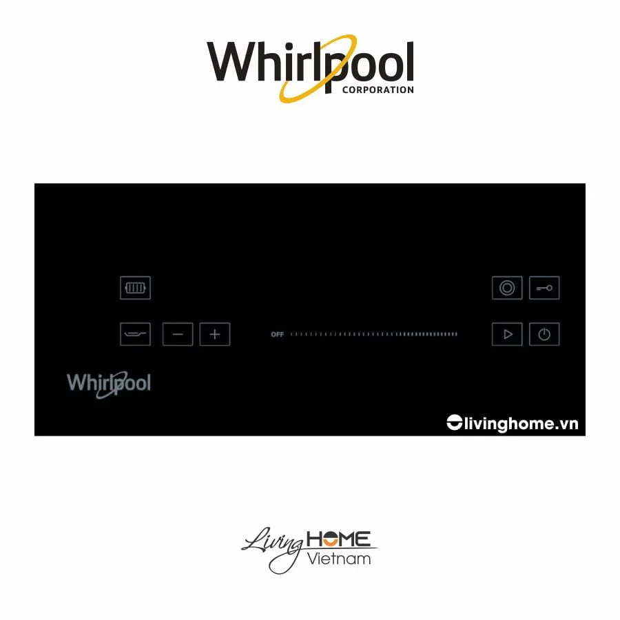 Bếp Từ Whirlpool ACI7324S/BLV, 73CM, 2 Từ, Kính Schott Ceran
