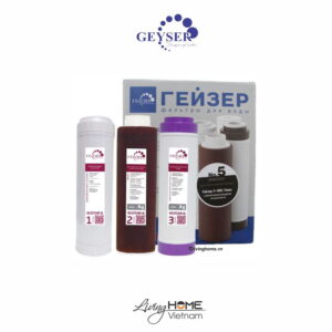 Bộ 3 lõi lọc nước Geyser Ecotar 6 công nghệ Uni Tech
