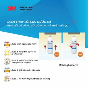 Bộ lọc dùng cho máy lọc nước 3M DP190 nhập khẩu Mỹ 14 Bộ lọc dùng cho máy lọc nước 3M DP190 nhập khẩu Mỹ