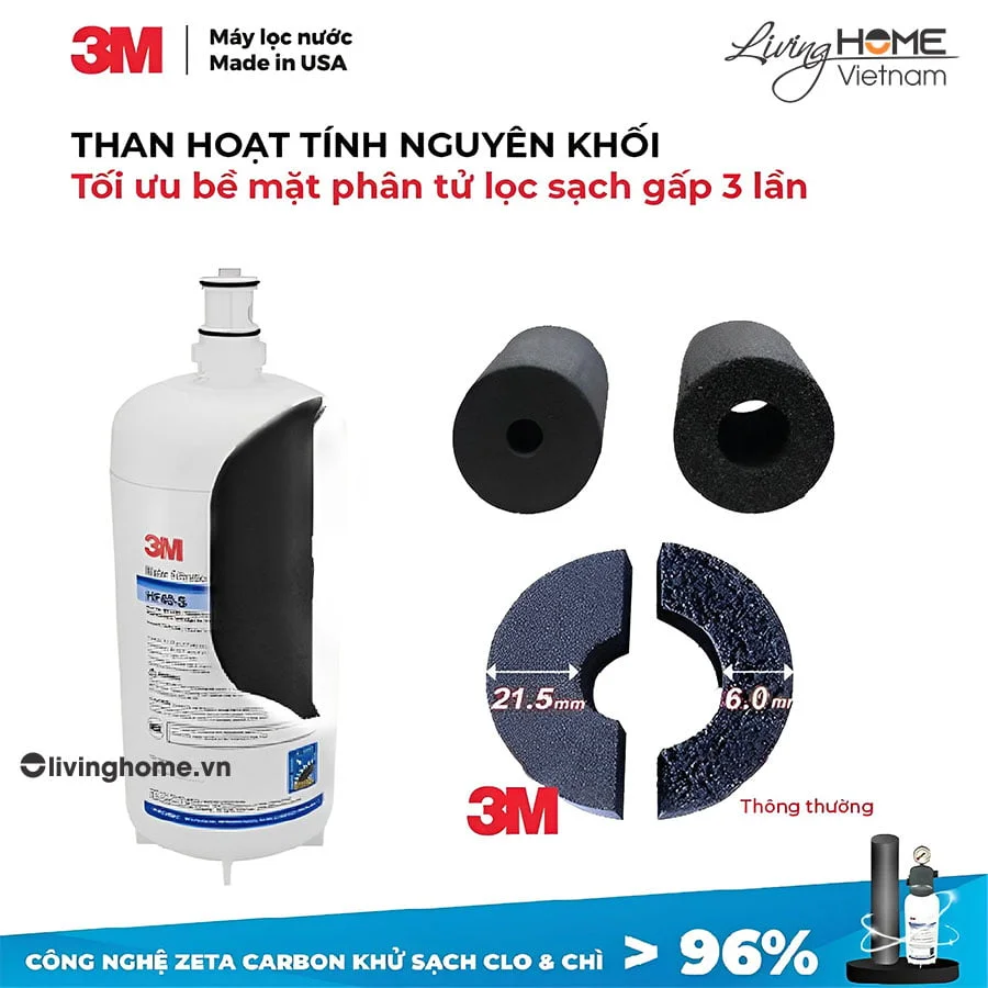 Bộ lọc 3M HF-40S dùng cho máy lọc nước 3M ICE140-S nhập khẩu Mỹ 7 Bộ lọc 3M HF-40S dùng cho máy lọc nước 3M ICE140-S nhập khẩu Mỹ - Ảnh 5