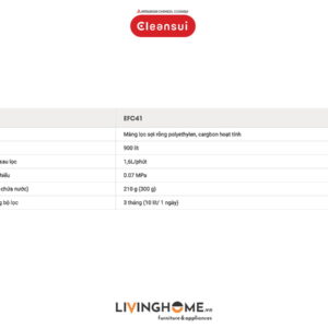 Bộ lọc Cleansui EFC41W cho thiết bị EF401 nhập khẩu Nhật 6 Bộ lọc Cleansui EFC41W cho thiết bị EF401 nhập khẩu Nhật