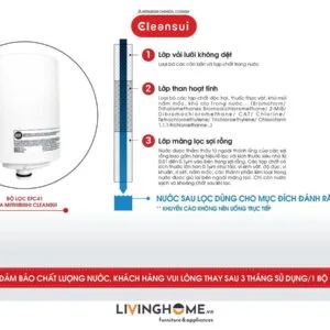 Alternative view of Bộ lọc Cleansui EFC41W cho thiết bị EF401 nhập khẩu Nhật