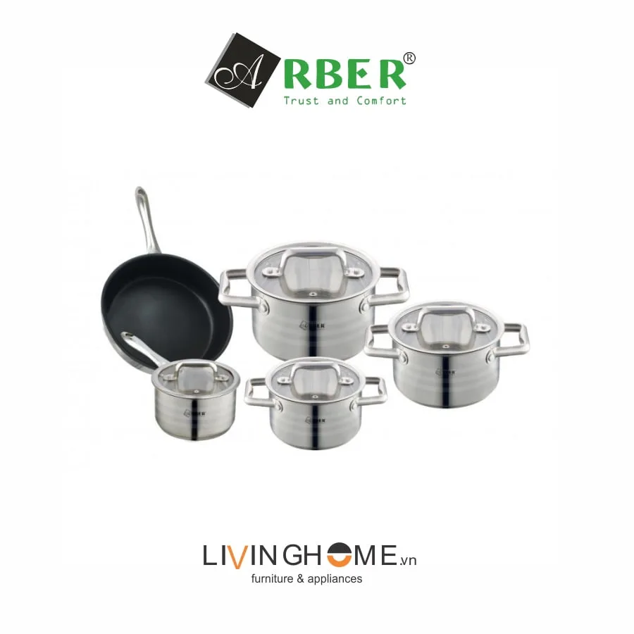 Bộ nồi Arber DOLPHIN 5 món 3 Bộ nồi Arber DOLPHIN 5 món