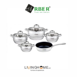 Bộ nồi inox Arber TIGER 5 món