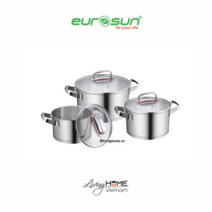 Bộ nồi Eurosun MC1805-Visions inox 304 6 món