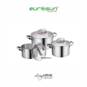 Bộ nồi Eurosun MC1805-Visions inox 304 6 món