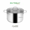 Nồi Eurosun MS1602-Kings inox 304 thích hợp luộc gà 2 Nồi Eurosun MS1602-Kings inox 304 thích hợp luộc gà
