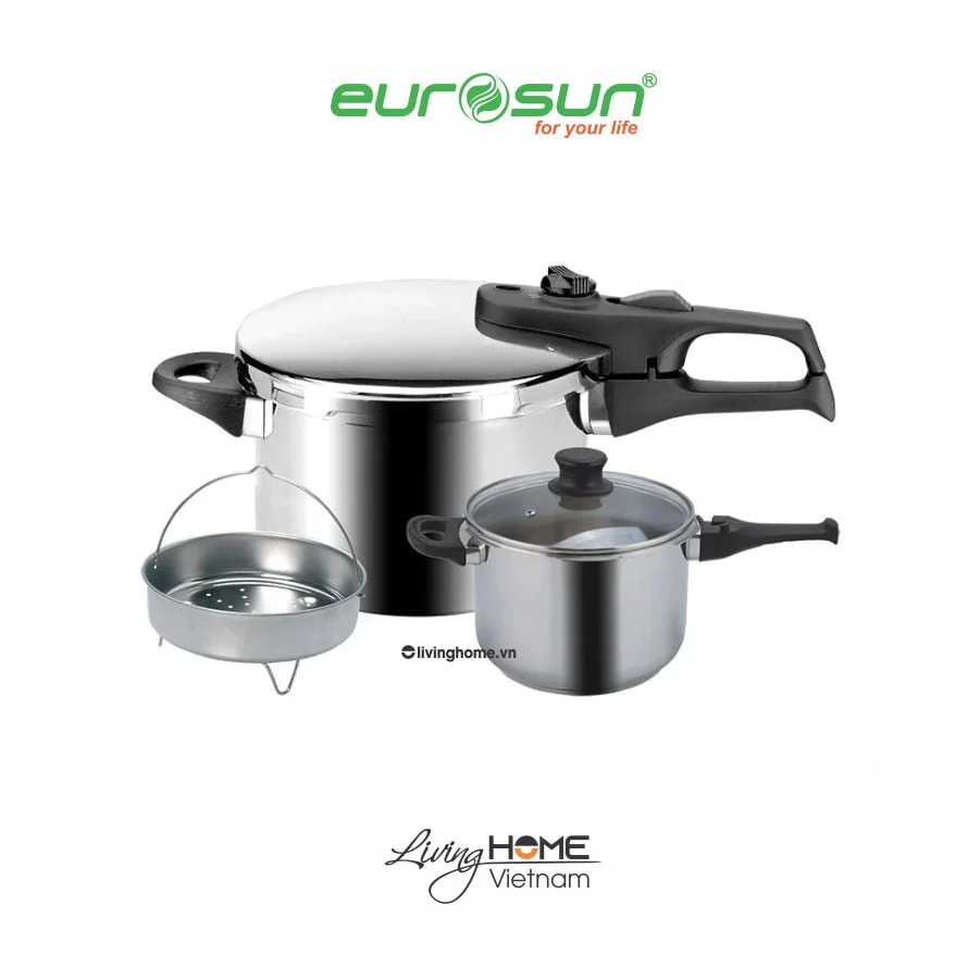 Nồi áp suất Eurosun PC1905-Hannover inox 304 dung tích 6 lít