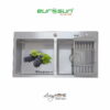 Chậu rửa chén Eurosun EU-8245C Handmade chống tràn, chống ồn 1 Chậu rửa chén Eurosun EU-8245C Handmade chống tràn, chống ồn