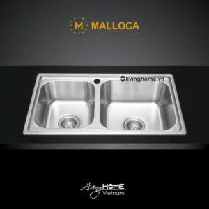 Chậu rửa chén Malloca MS 2076E inox 304 cao cấp