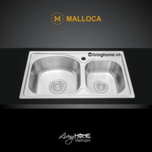 Chậu rửa chén Malloca MS 1011P inox 304 bền bỉ
