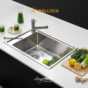 Chậu Rửa Chén Bát Malloca MS 5066W Inox 304 Cao Cấp 10 Chậu Rửa Chén Bát Malloca MS 5066W Inox 304 Cao Cấp