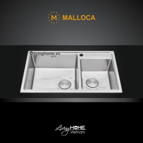 Chậu rửa chén Malloca MS 5082W inox 304 cao cấp tính năng vượt trội