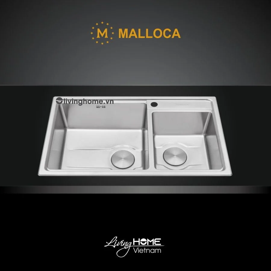 Chậu rửa chén Malloca MS 5082W inox 304 cao cấp tính năng vượt trội 3 Chậu rửa chén Malloca MS 5082W inox 304 cao cấp tính năng vượt trội