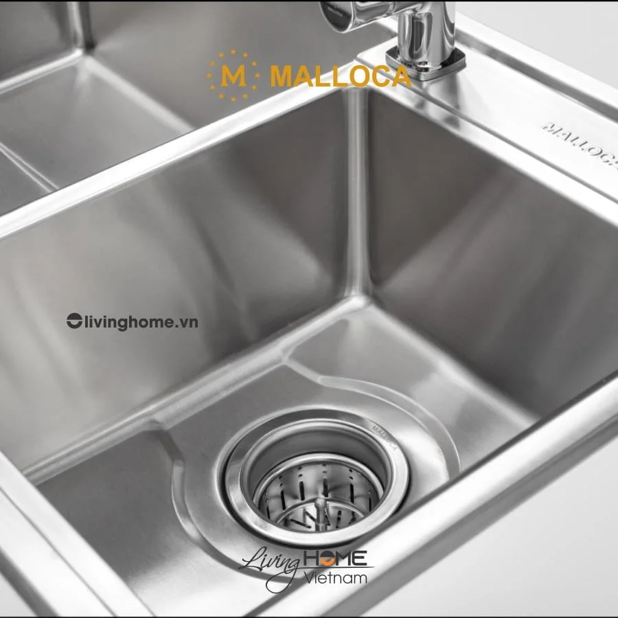 Chậu rửa chén Malloca MS 5082W inox 304 cao cấp tính năng vượt trội 7 Chậu rửa chén Malloca MS 5082W inox 304 cao cấp tính năng vượt trội - Ảnh 5