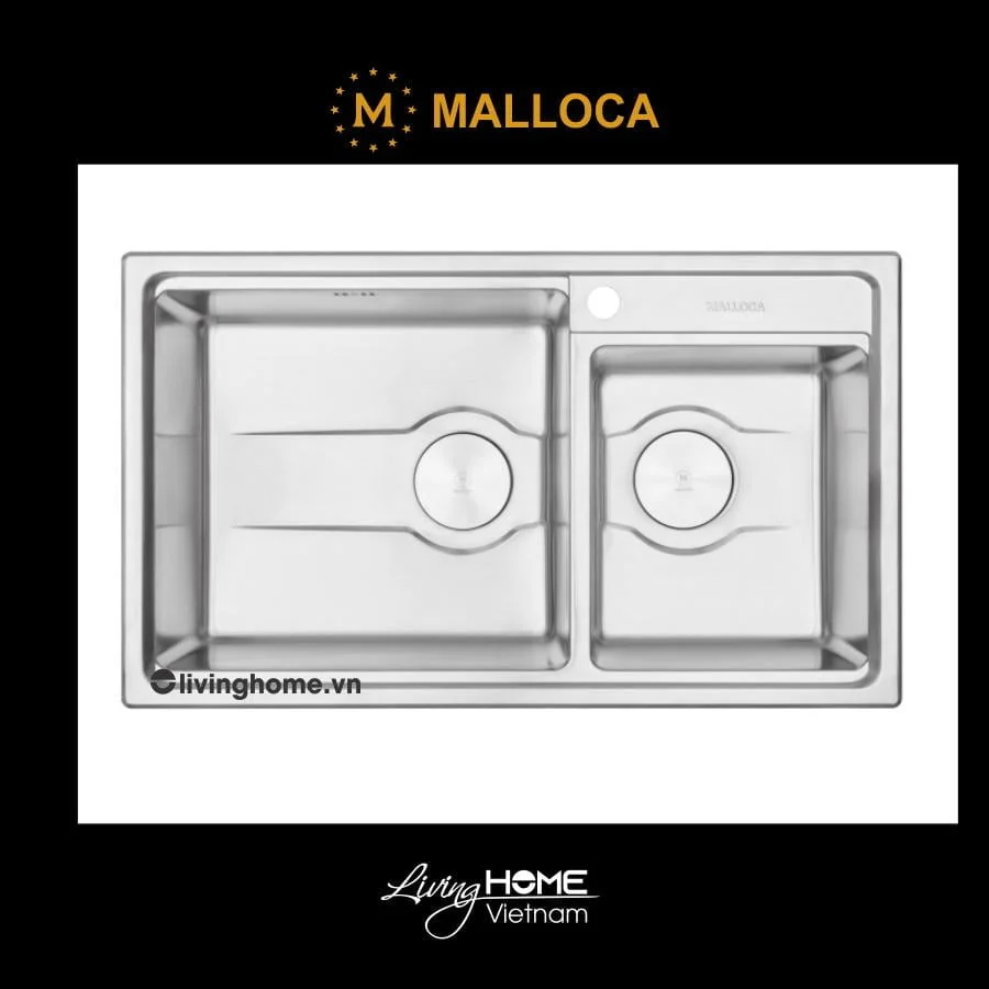 Chậu rửa chén Malloca MS 5082W inox 304 cao cấp tính năng vượt trội 8 Chậu rửa chén Malloca MS 5082W inox 304 cao cấp tính năng vượt trội - Ảnh 6