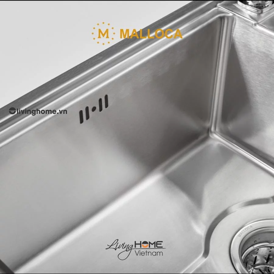 Chậu rửa chén Malloca MS 5082W inox 304 cao cấp tính năng vượt trội 9 Chậu rửa chén Malloca MS 5082W inox 304 cao cấp tính năng vượt trội - Ảnh 7