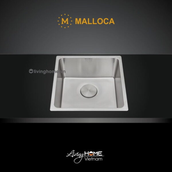 Chậu rửa chén Malloca MS 6044 inox 304 bộ xả nước thông minh ngăn mùi