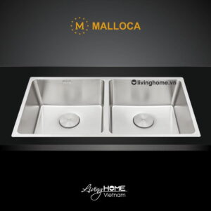 Chậu rửa chén Malloca MS 6075 inox 304 cao cấp, tính năng cải tiến sáng tạo