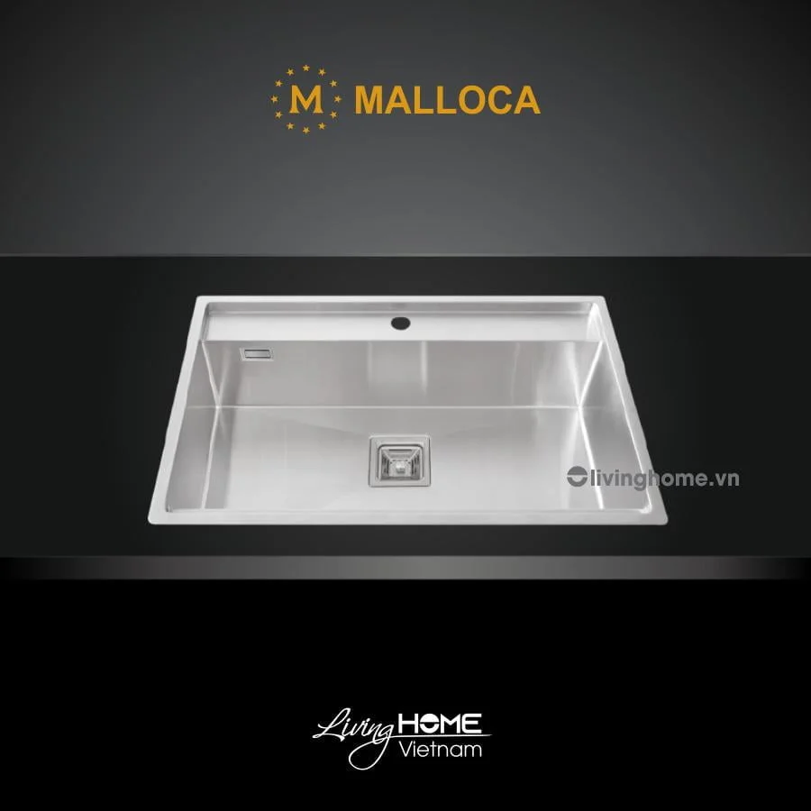 Chậu rửa chén Malloca MS 6302T inox 304 cao cấp, bền chắc 3 Chậu rửa chén Malloca MS 6302T inox 304 cao cấp, bền chắc