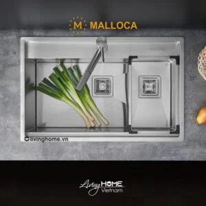 Chậu rửa chén Malloca MS 6302T inox 304 cao cấp, bền chắc 10 Chậu rửa chén Malloca MS 6302T inox 304 cao cấp, bền chắc