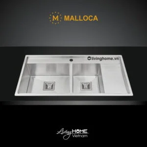 Chậu rửa chén Malloca MS 6305T inox 304 cao cấp, bền chắc