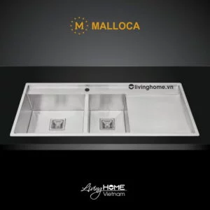 Chậu rửa chén Malloca MS 6306T inox 304 cao cấp, bền chắc