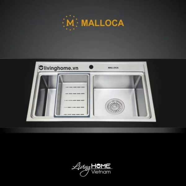 Chậu rửa chén Malloca MS 8812 inox 304 cao cấp tinh tế