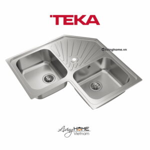 Chậu rửa Teka ANGULAR 2B lắp nổi 2 hộc rửa - 1 bàn chậu 10 Chậu rửa Teka ANGULAR 2B lắp nổi 2 hộc rửa - 1 bàn chậu