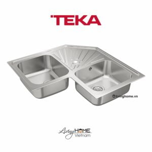 Chậu rửa Teka ANGULAR 2B lắp nổi 2 hộc rửa - 1 bàn chậu 11 Chậu rửa Teka ANGULAR 2B lắp nổi 2 hộc rửa - 1 bàn chậu