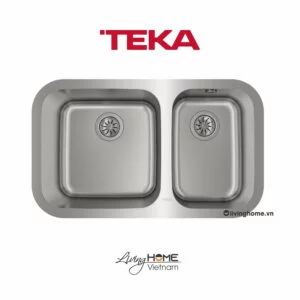 Chậu rửa Teka BE 2B 785 lắp âm 2 hộc rửa 78cm