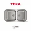 Chậu rửa Teka BE 2B 845 R lắp âm 2 hộc rửa 84cm