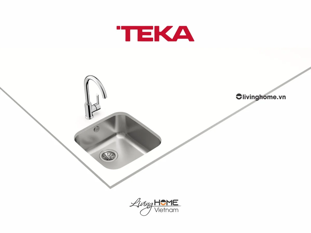 Chậu rửa Teka BE 40-40 1B lắp âm 1 hộc rửa 40cm 4 Chậu rửa Teka BE 40-40 1B lắp âm 1 hộc rửa 40cm - Ảnh 2