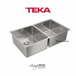 Chậu rửa Teka BE LINEA RS15 2B 740 lắp âm 2 hộc rửa 74cm