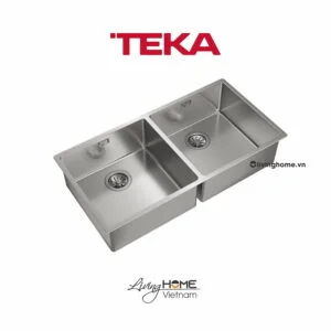 Chậu rửa Teka BE LINEA RS15 2B 860 lắp âm 2 hộc rửa 86cm