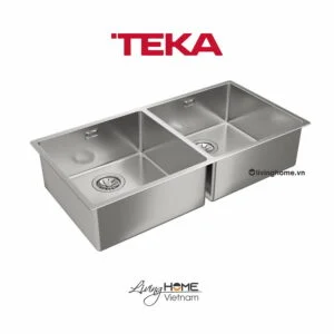 Chậu rửa Teka BE LINEA RS15 2B 860 lắp âm 2 hộc rửa 86cm